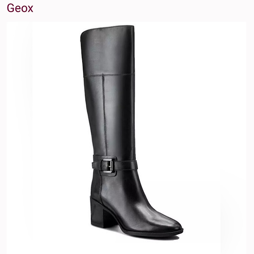 GEOX Respira Leather Boots – EU 37.5 – Pointed Toe – Elegant - Picture 1 of 11